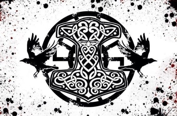Скандинавские символы молот тора