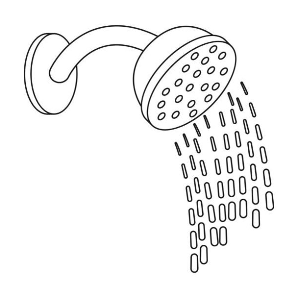 Душ нарисованный