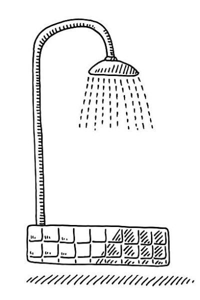 Рисование душ для дошкольников