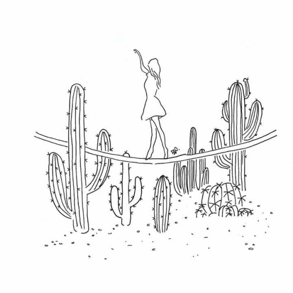 Позитивные рисунки черно белые