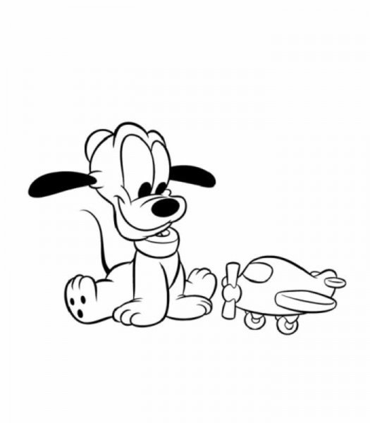 Дисней персонажи черно белые