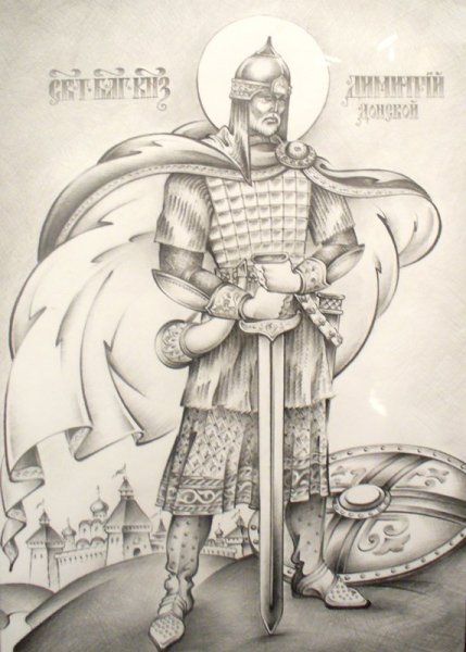 Дмитрий Донской тату эскиз