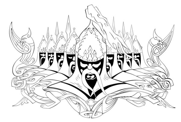 Тату эскизы черно белые