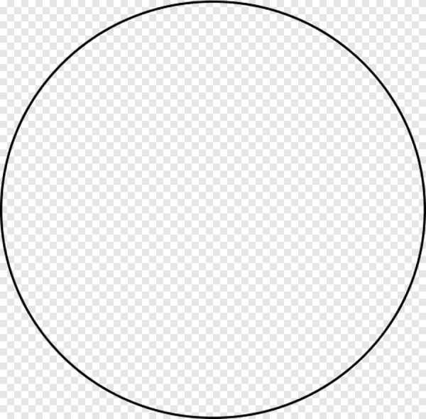 Черно белый круг