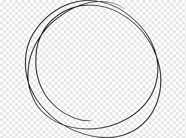 Круг из линий