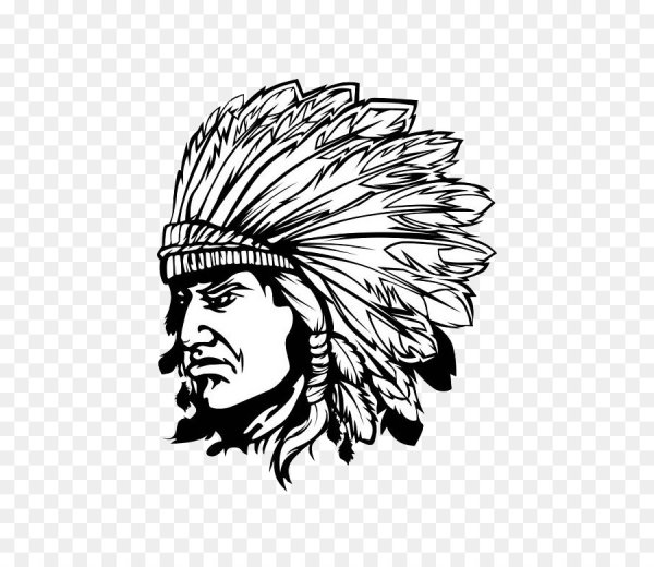 Индейский вождь вектор