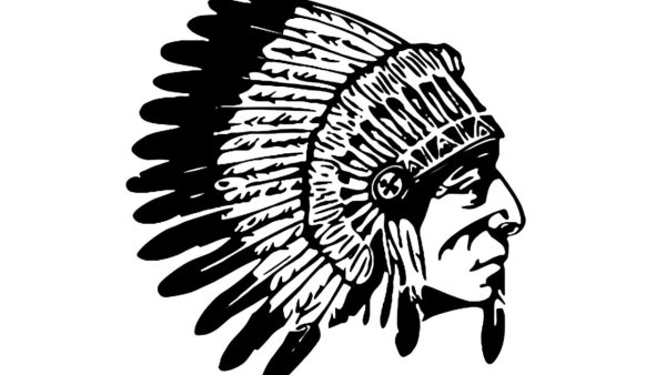 Силуэт индейца