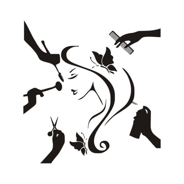 Трафареты для парикмахерских