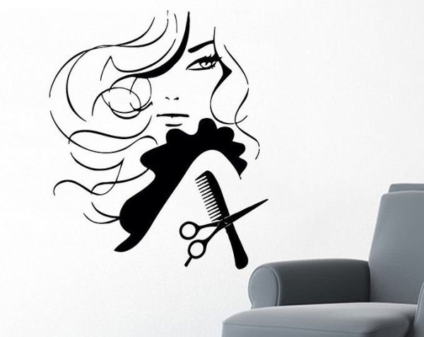 Трафарет парикмахер