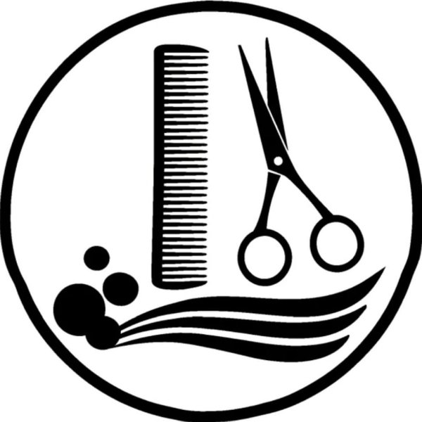 Ножницы и расческа парикмахера