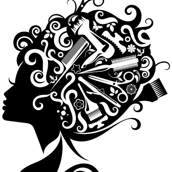 Ножницы фен вектор