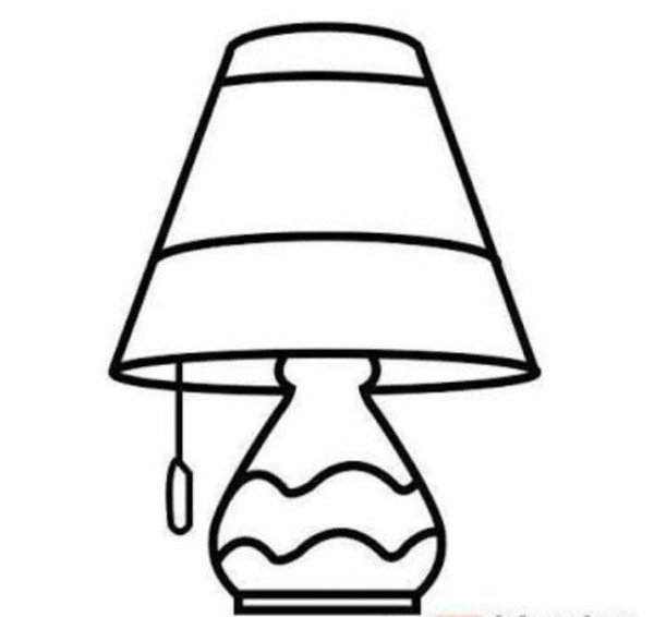 Лампа раскраска