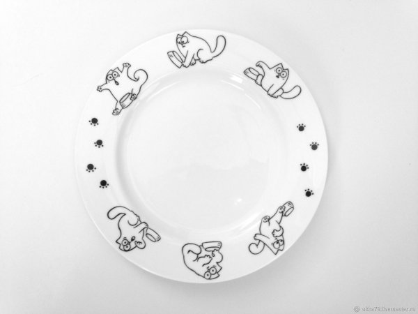 Тарелка рисунок