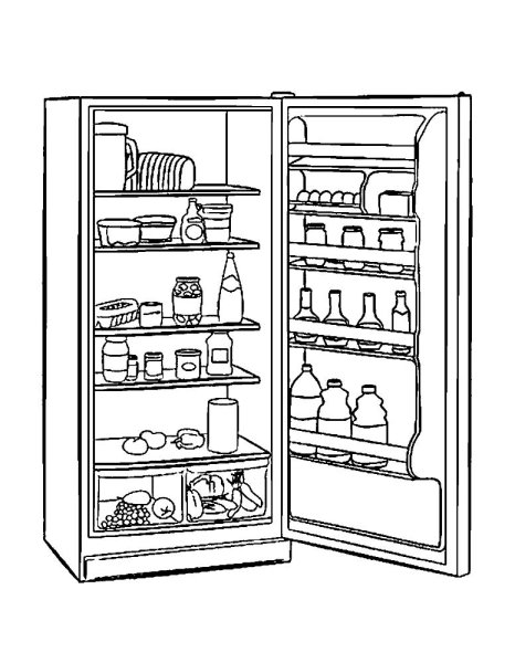 Холодильник эскиз
