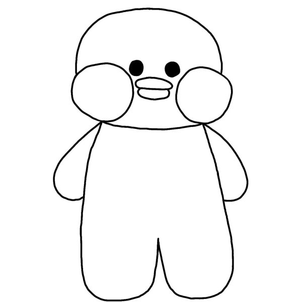 Раскраска уточки лалафвнфан