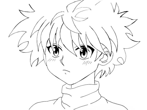 Киллуа для срисовки