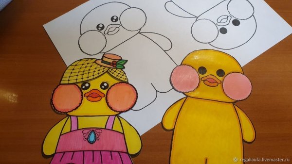 Бумажная уточка лалафан