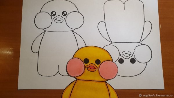 Бумажная уточка лалафан