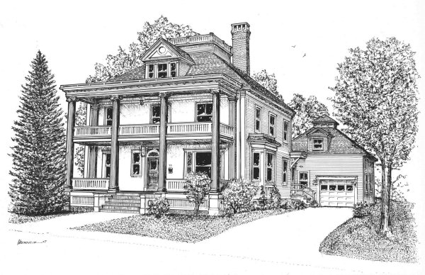 Усадьба Абрамцево зарисовки