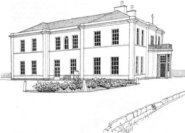 Школа набросок здание