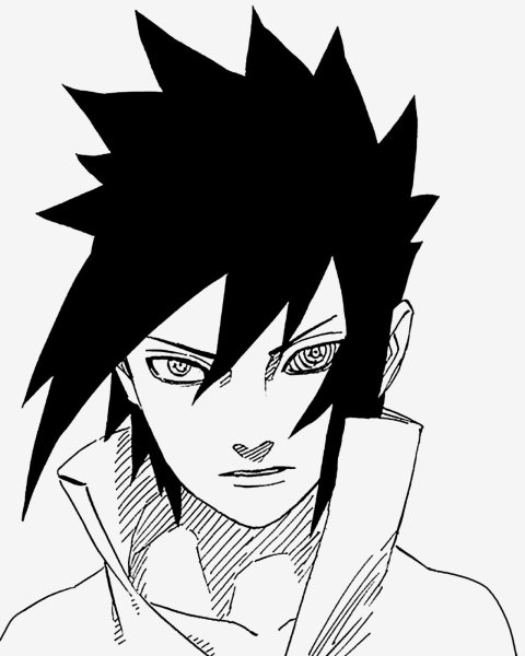 Наруто Саске Учиха Манга