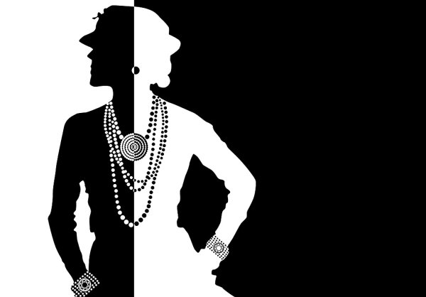 Коко Шанель в профиль