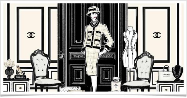 Эскизы Коко Шанель
