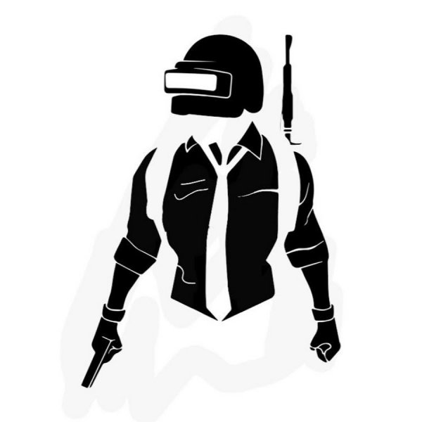 PUBG трафарет