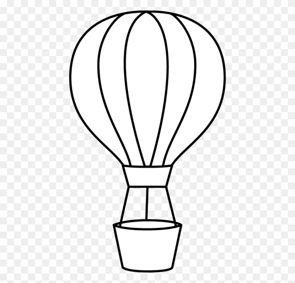 Макет воздушный шар с корзиной