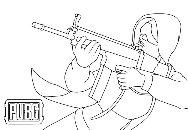 PUBG раскраска