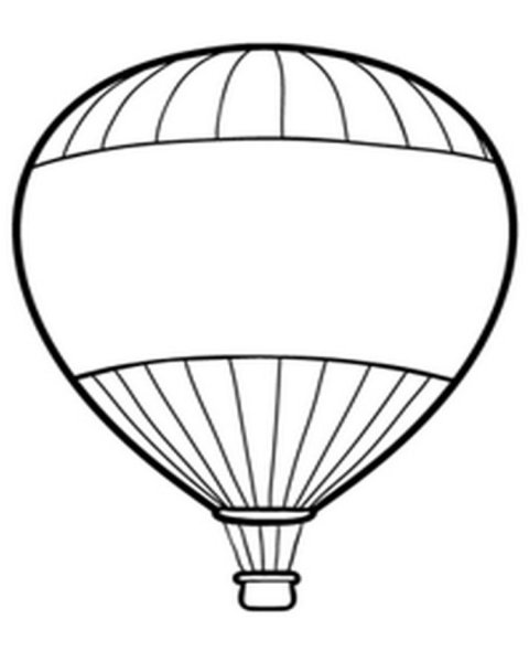 Воздушный шар чб