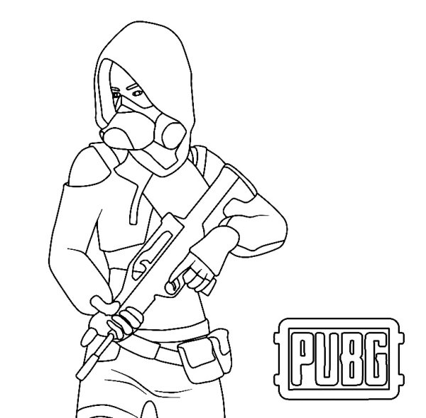 PUBG раскраска