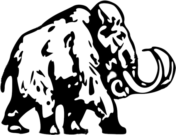 Мамонт силуэт