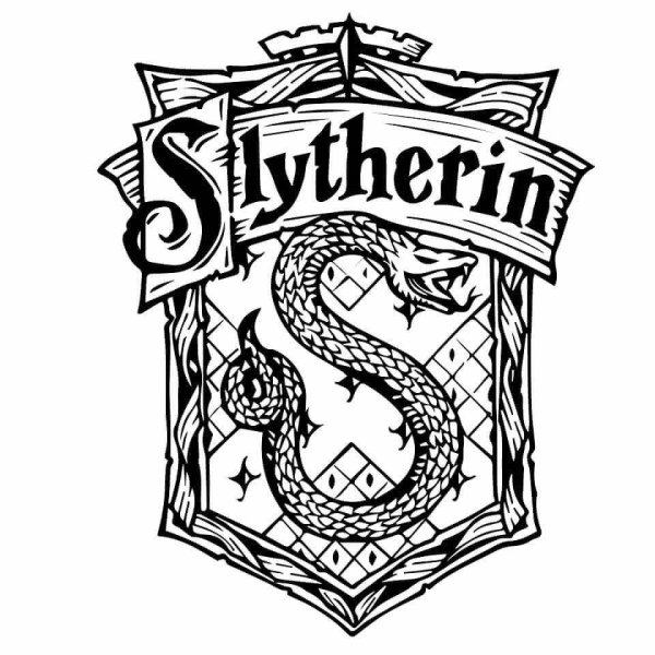 Герб Слизерина из Гарри Поттера