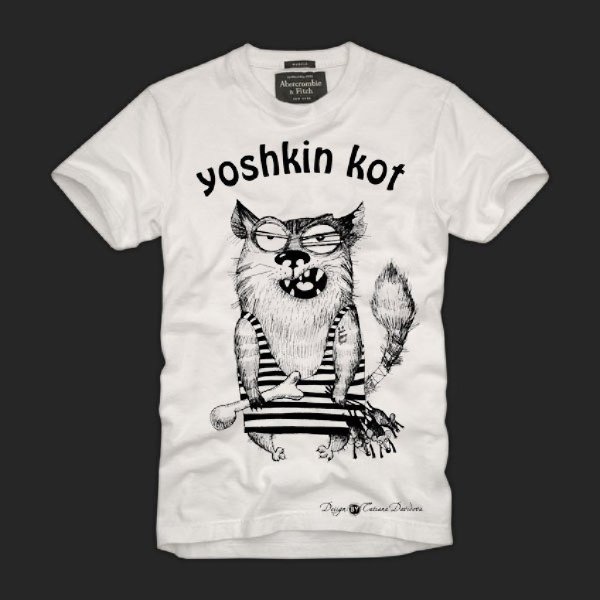 Прикольный принт на майку