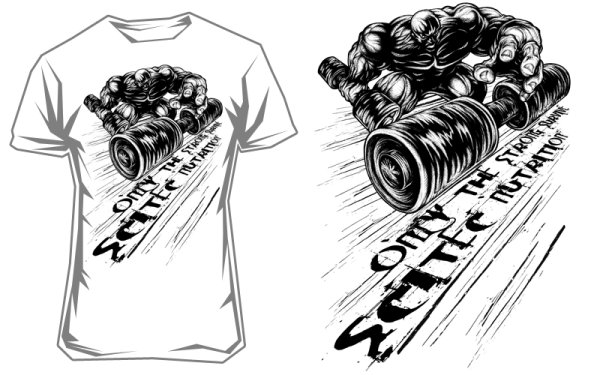 Интересные принты для футболок