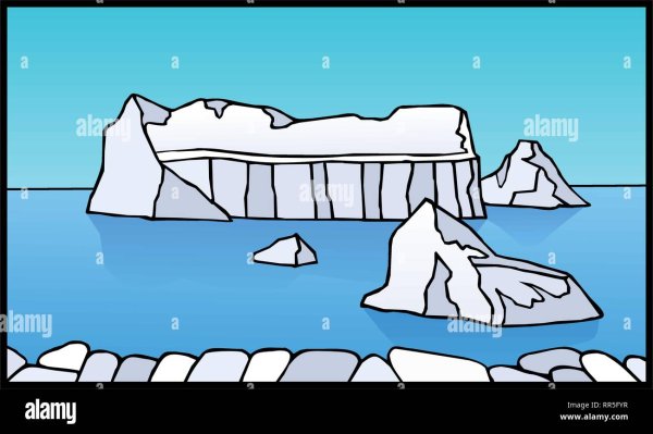 Ледник рисунок для детей