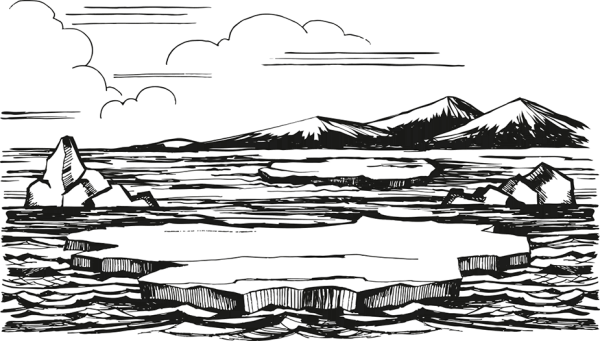 Антарктида эскиз