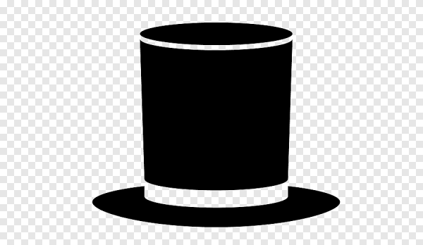 Шляпа фокусника силуэт