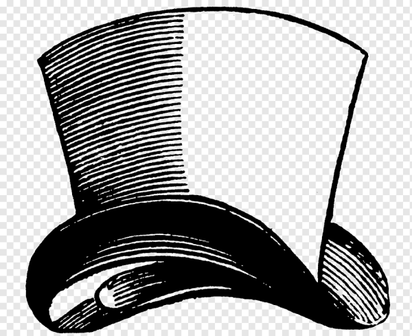 Шляпа цилиндр силуэт