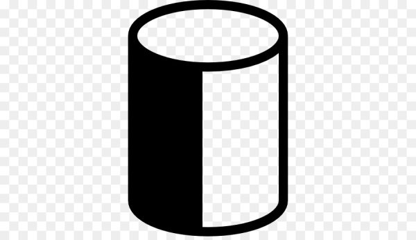 Цилиндр фигура контур