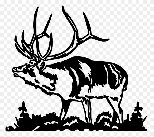 Северный олень раскраска