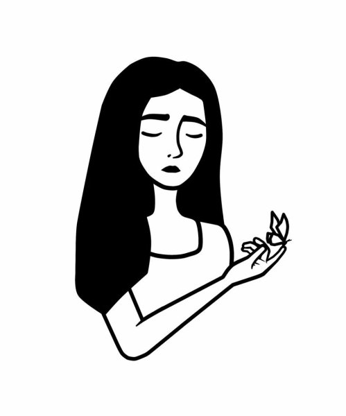 Рисунки для срисовки черно белые