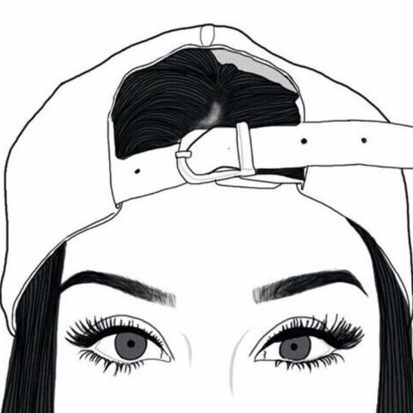 Чёрно-белые рисунки для срисовки красивые