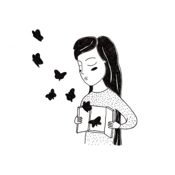 Картинки для срисовки лучшие подруги