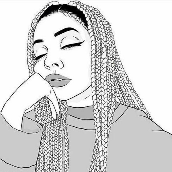 Чёрно-белые картинки для срисовки