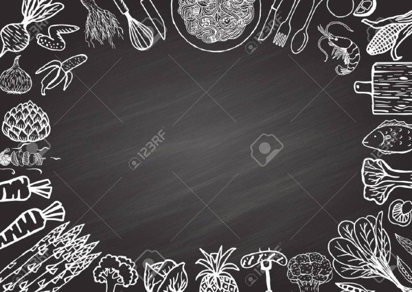 Рамка на грифельной доске