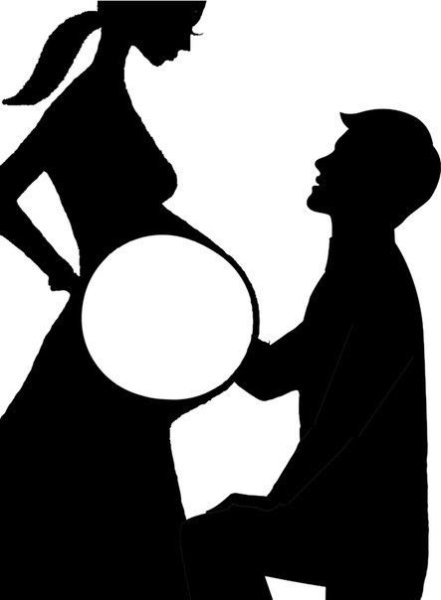 Трафарет для снимка УЗИ