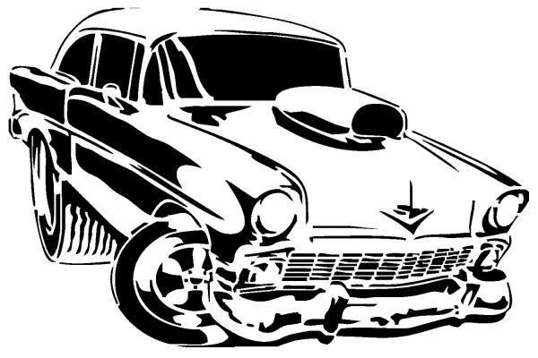 Трафарет "машины"