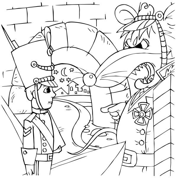 Щелкунчик рисунок